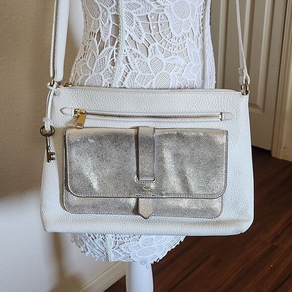 Fossil Pebble Leather Bag - Picture 1 of 8